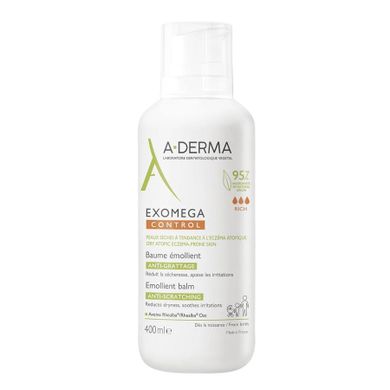 A-Derma, Exomega Control, emolientowy balsam do ciała, 400 ml