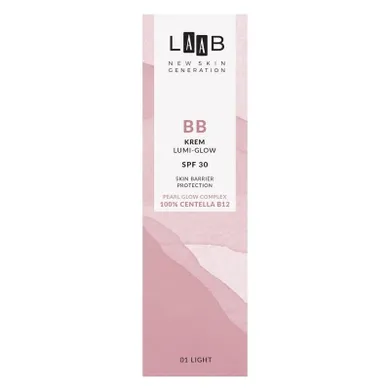 AA, LAAB, krem bb lumi glow spf 30, 01 light, 30 ml