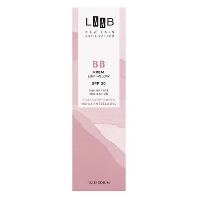 AA, LAAB, krem bb lumi glow spf 30, 02 medium, 30 ml