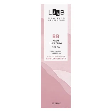 AA, LAAB, krem bb lumi glow spf 30, 03 beige, 30 ml