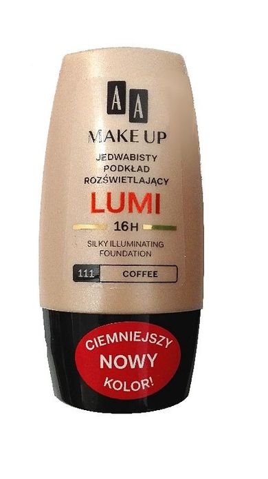 AA, Make Up, Lumi, podkład rozświetlający nr 111 Coffee, 30 ml