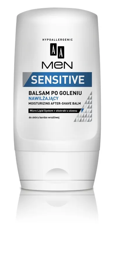 AA Men, Sensitive, balsam po goleniu, nawilżający, 100 ml