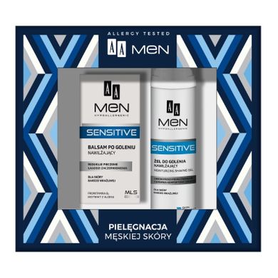 AA, Men Sensitive, zestaw kosmetyków do pielęgnacji męskiej