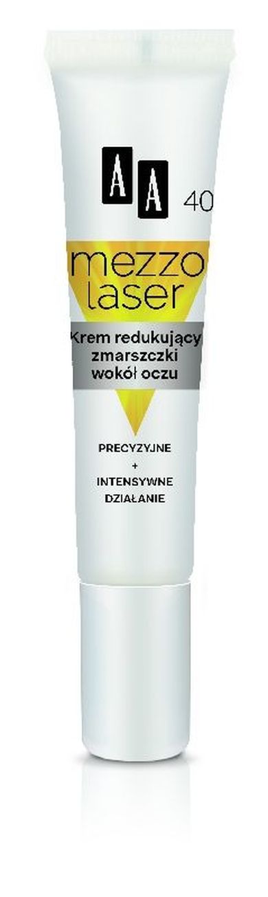 AA, Mezzo Laser 40+ krem pod oczy redukujący zmarszczki, 15 ml