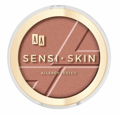 AA, Sensi Skin, róż do policzków nr 02, Sweet Wine, 9g