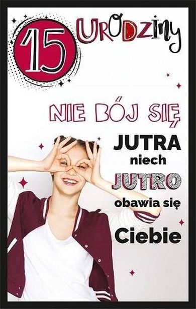 AbCard, kartka okolicznościowa, Urodziny 15