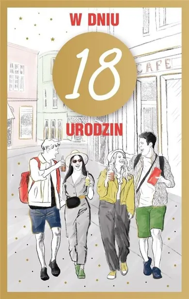 AbCard, kartka okolicznościowa, urodziny 18