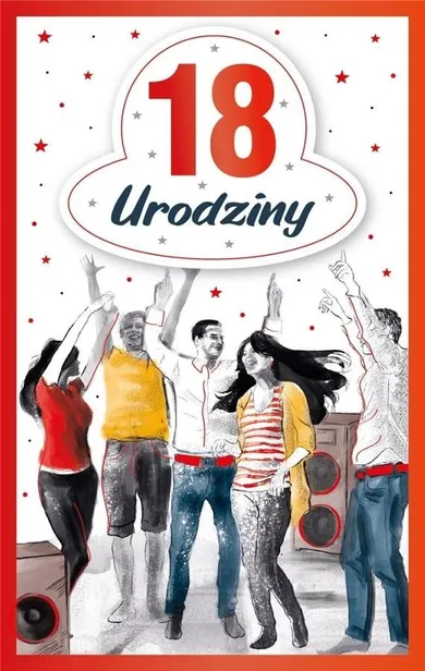 AbCard, kartka okolicznościowa, urodziny 18