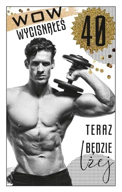 AbCard, kartka okolicznościowa, Urodziny 40