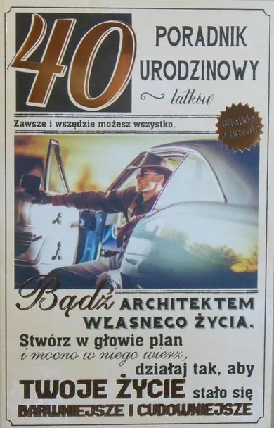 AbCard, kartka okolicznościowa, urodziny 40