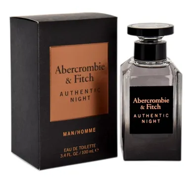 Abercrombie&Fitch, Authentic Night, woda toaletowa, 100 ml