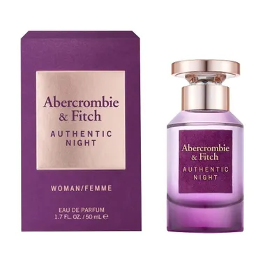 Abercrombie&Fitch, Authentic Night Woman, woda perfumowana, spray, 50 ml