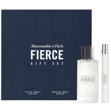 Abercrombie&Fitch, Fierce Cologne, zestaw, woda kolońska, 50 ml + woda kolońska, 10 ml