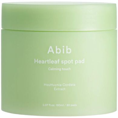 Abib, Heartleaf Spot Pad Calming Touch, kojące płatki do twarzy, 80 szt.