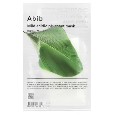 Abib, Mild Acidic pH Sheet Mask, kojąca maska w płachcie, 30 ml