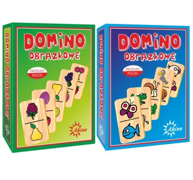 Abino, Domino obrazkowe, gra familijna, 1 szt.