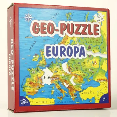 Abino, Europa, geo-puzzle, 30 elementów
