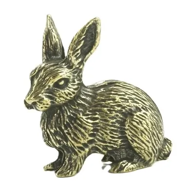 Abino, figurka metalowa, królik