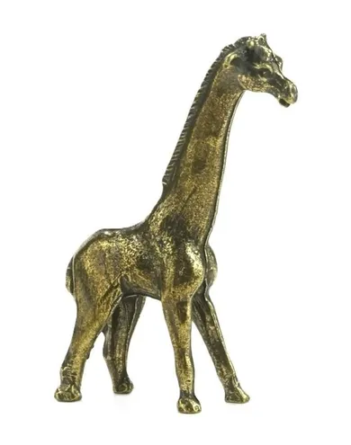 Abino, figurka metalowa, żyrafa