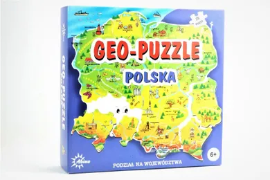 Abino, Polska, geo-puzzle, 25 elementów
