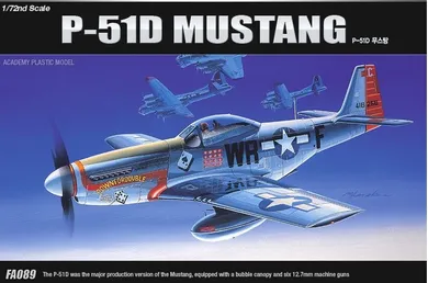 Academy, Model do sklejania, P-51D Mustang, 1:72