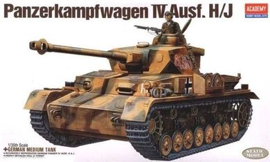 Academy, Model do sklejania, Panzerkampfwagen Ausf. IV H/J, 1:72