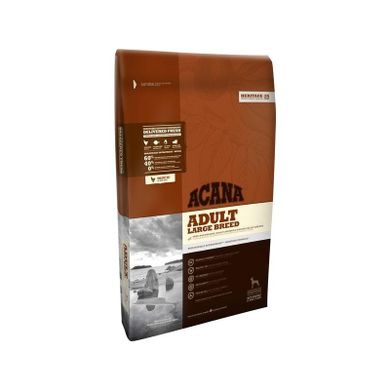 Acana Adult Large Breed, karma sucha dla psów dorosłych ras dużych, 17 kg