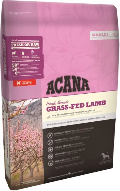 Acana Grass-Fed Lamb, karma sucha dla psów w każdym wieku, 6 kg