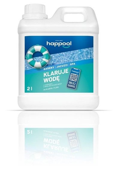 Acrylmed, Alkasol Flok, płyn do klarowania wody i koagulacji zanieczyszczeń w basenie, 2l