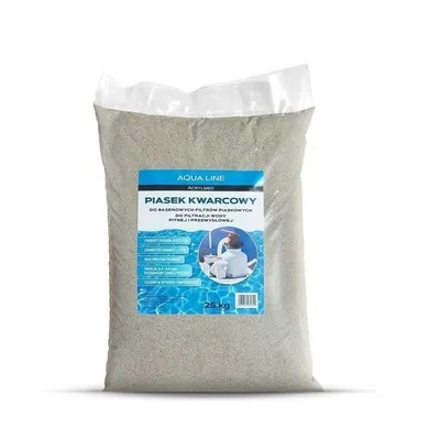 Acrylmed, piasek kwarcowy do basenowych filtrów, 25 kg