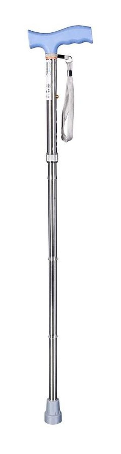 Actionmed, laska inwalidzka, składana, srebrna