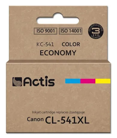 Actis, tusz do drukarki, KC-541, zamiennik Canon CL-541XL, Supreme, 18 ml, niebieski, żółty, czerwony