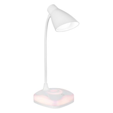 Activejet, Classic Plus, nowoczesna lampka na biurko z funkcją oświetlenia nocnego, LED, biała