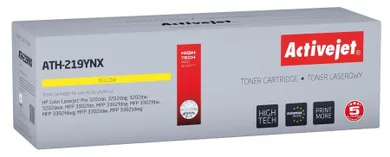 Activejet, toner do drukarki, ATH-219YNX, zamiennik HP 219X W2192X, Supreme, 2500 stron, żółty z chipem