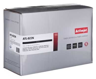 Activejet, toner do drukarki, ATL-822N, zamiennik Lexmark 58D2H00, Supreme, 15000 stron, czarny