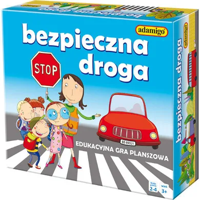 Adamigo, Bezpieczna droga, edukacyjna gra planszowa