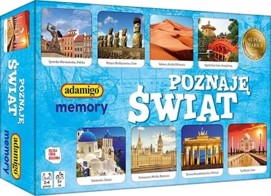 Adamigo, Poznaję świat, memory, gra pamięciowa