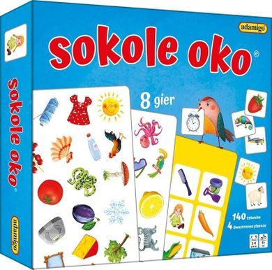 Adamigo, Sokole oko, zestaw 8 gier edukacyjnych