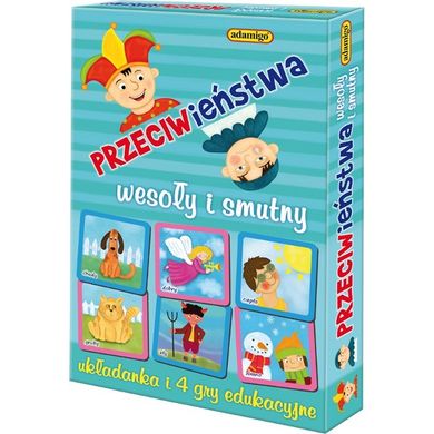 Adamigo, Wesoły i smutny, Przeciwieństwa, gra logiczna