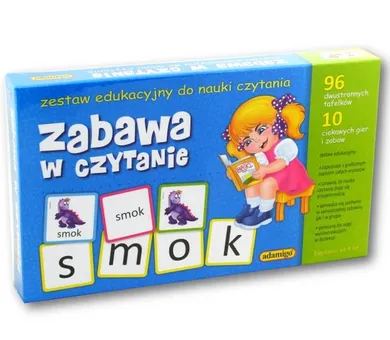 Adamigo, Zabawa w czytanie, zestaw edukacyjny