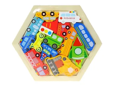 Adar, Ambulance, układanka drewniana puzzle