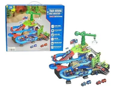 Adar, baza załadunkowa węgla dźwig, tor, lokomotywy