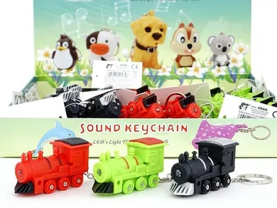 Adar, brelok lokomotywa światło dźwięk, 1 szt.
