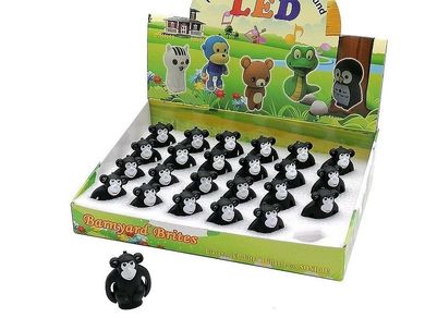 Adar, brelok małpka, światło dźwięk, 24 szt.