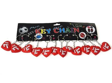 Adar, brelok, serce, 12 szt.