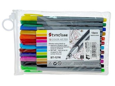 Adar, cienkopisy, 12 kolorów