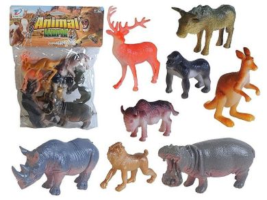 Adar, dzikie zwierzęta, 8 szt.