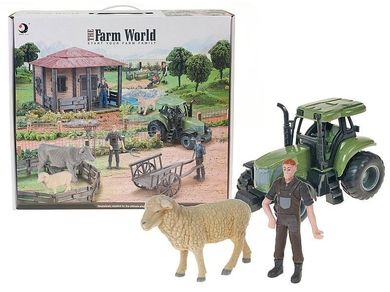 Adar, farma z traktorem i figurkami zwierząt