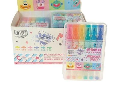 Adar, flamastry dwustronne, 6 kolorów