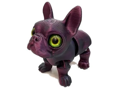 Adar, gniotek piesek, 3D